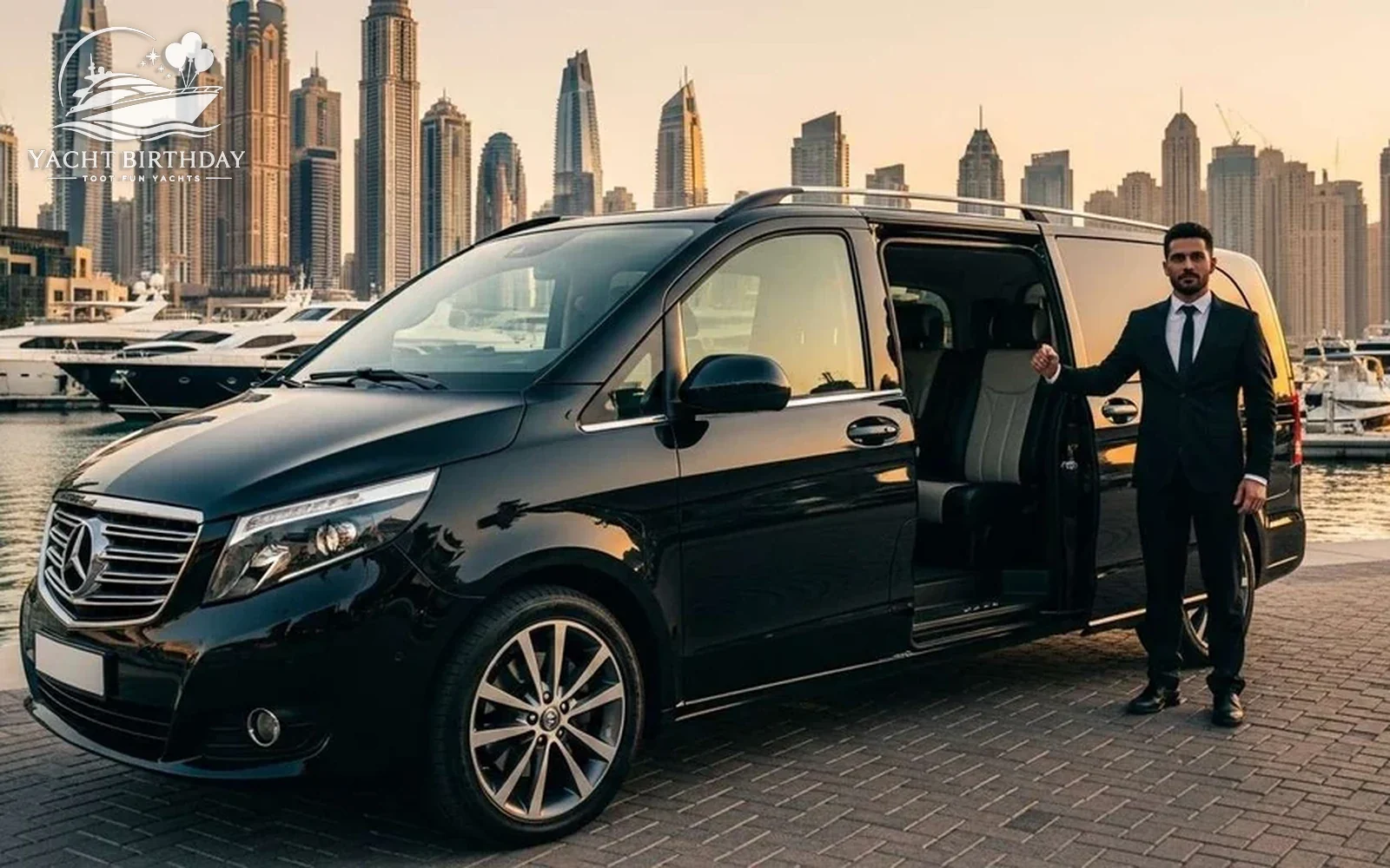 Luxury chauffeur transfer dubai marina