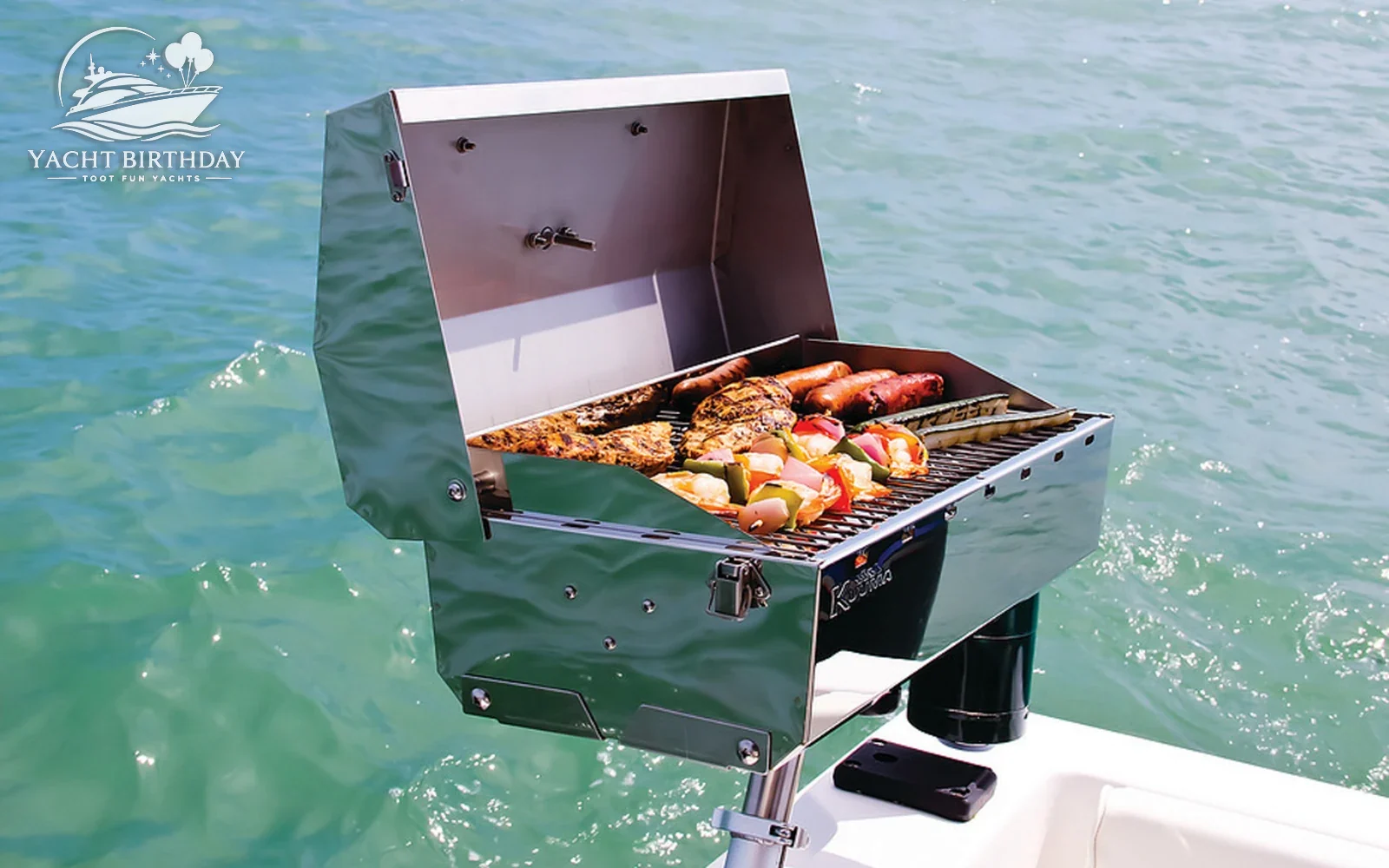 Onboard bbq grill yacht service
