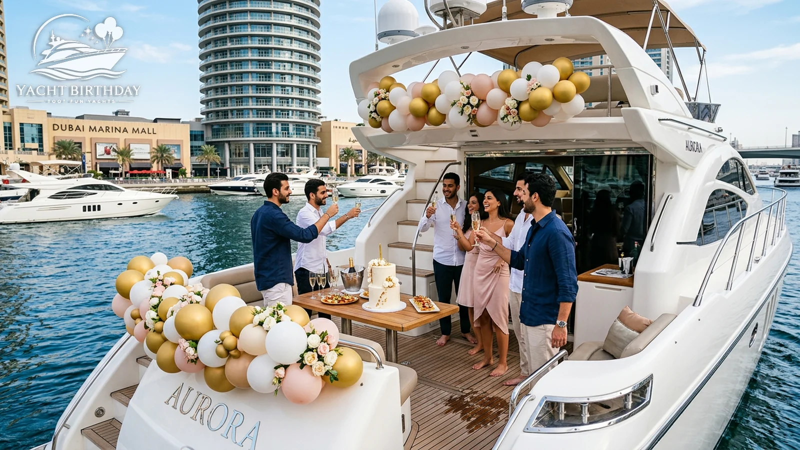 Private Yacht Party Dubai for Birthday Celebrations