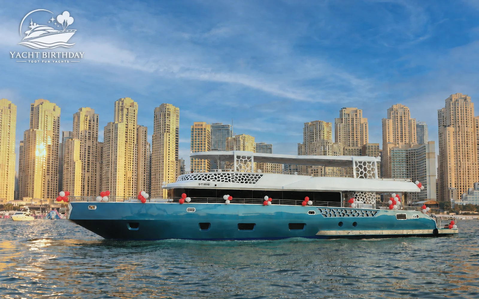 American 105 Ft Birthday Yacht Dubai