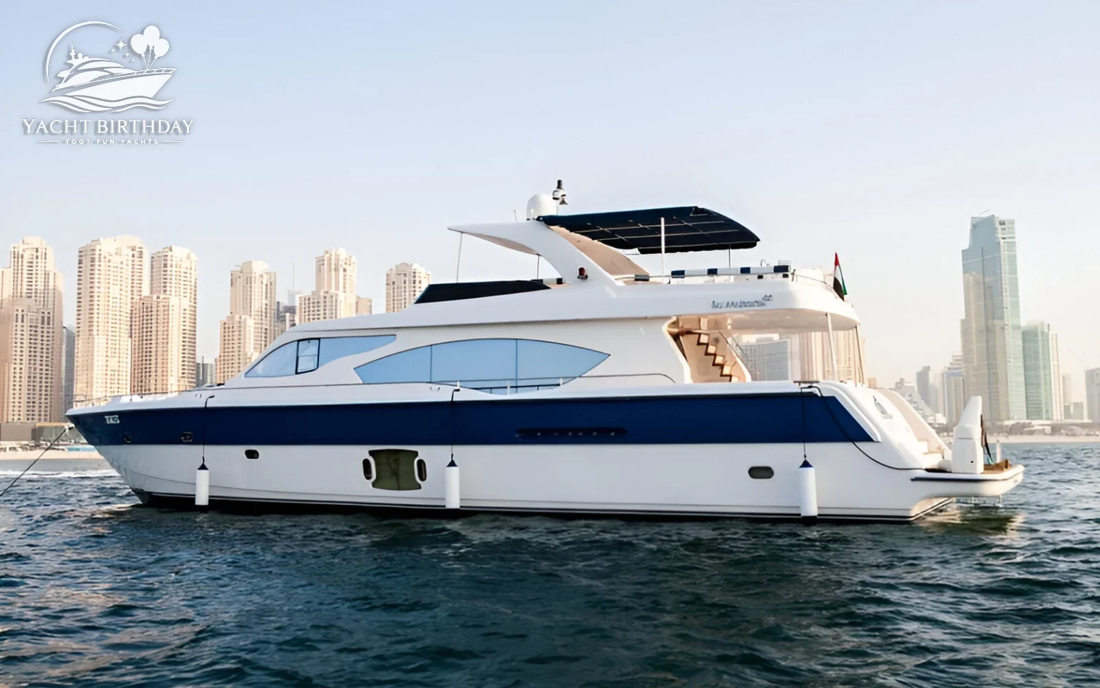 Gulf Craft 90 Ft Yacht Birthday Dubai Marina — 2
