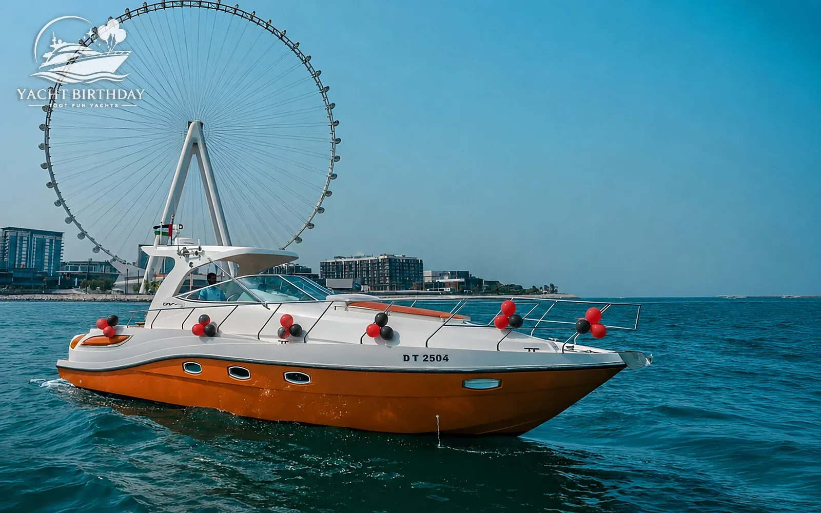 Oryx 40 Ft Luxury Yacht Birthday Party Dubai